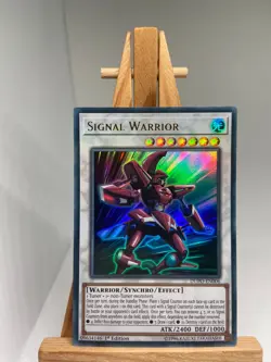 Signal Warrior - Ultra Rare 1st Edition DUPO-EN006 - NM - YuGiOh - Image 1