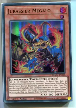 Yu-Gi-Oh! Jurassier MEgalo Ultra Rare BLMM-DE016 - Image 1