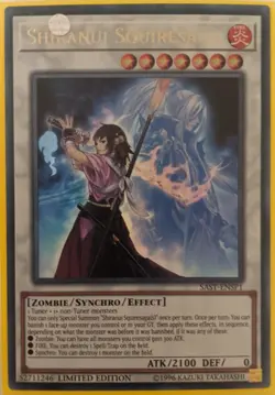 YuGiOh Shiranui Squiresaga Ultra Rare SAST-ENSP1 - Image 1