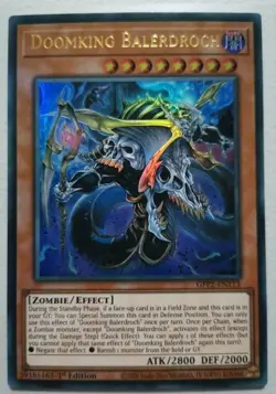 Doomking Balerdroch - GFP2-EN113 - Ultra Rare - 1st Edition Yugioh - Image 1