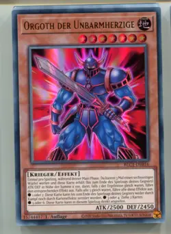Yu-Gi-Oh! Orgoth der Unbarmherzige Silber Ultra Rare BLC1-DE016 - Image 1