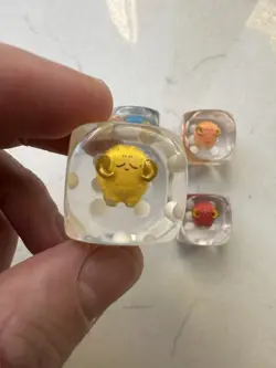 Scapegoat Yugioh Dice RFYGO High Quality Acrylic Jumbo 21mm Set Of 4 - Image 3