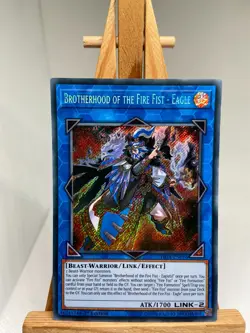 Brotherhood Of The Fire Fist - Eagle - Secret Rare 1st Ed. FIGA-EN016 NM YuGiOh - Image 1