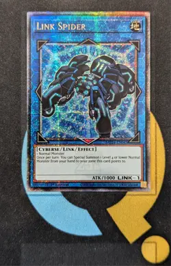 MP24-EN045 Link Spider Quarter Century Secret Rare 1st Ed YuGiOh - Image 1