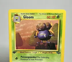 Gloom 37/64 (MP) 1st Edition Uncommon Jungle Set 1996 WOTC Pokemon Card - Image 3