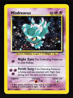 Misdreavus 11/64 Neo Revelation Holo WOTC 2000 Pokemon Card - Image 1