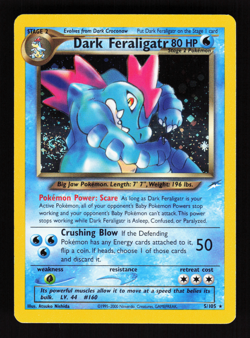 Dark Feraligatr 5/105 Neo Destiny Holo WOTC 2000 Pokemon Card - Image 1