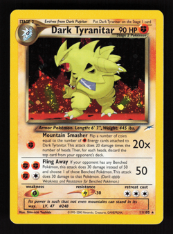 Dark Tyranitar 11/105 Neo Destiny Holo WOTC 2000 Pokemon Card - Image 1