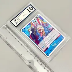 One Piece RARE PROMO Graded 10 Trading Card Game Buggy Manga Anime English Merch - Image 3