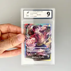 One Piece RARE PROMO Graded Monkey D Luffy Trading Card Game Manga Anime TCG CCG - Image 4