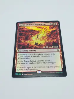 Jaya's Immolating Inferno - Dominaria - Prerelease Promo - MTG - Foil Rare - NM - Image 2