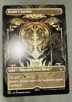 Jetmir's Garden (Borderless) Streets of New Capenna Regular mtg NM+ - Image 2