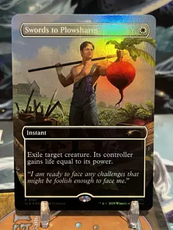 MTG | Swords To Plowshares (2167) ✨FOIL✨ [Secret Lair Dwight’s Destiny] - Image 1
