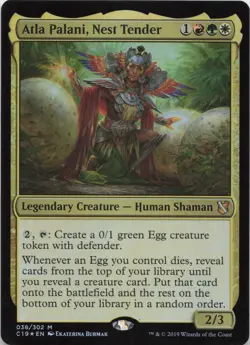 Atla Palani, Nest Tender - FOIL - M Commander 2019 38 - MTG - Image 1