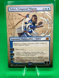 Teferi, Temporal Pilgrim Borderless - BRO - Magic the Gathering - MTG - Image 1