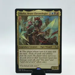 OBEKA, BRUTE CHRONOLOGIST - COMMANDER LEGENDS - MTG - NM - MAGIC THE GATHERING - Image 1