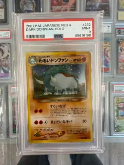 Pokemon - Dark Donphan- Holo Japp - No.232- Neo Destiny - PSA 9 - Image 3