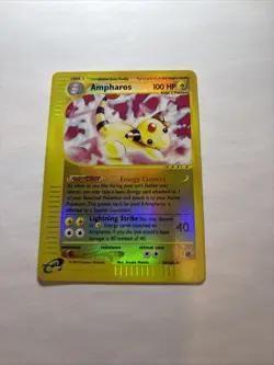 Pokemon TCG Ampharos 34/165 Rare Reverse Holo Expedition Base Set - Image 1