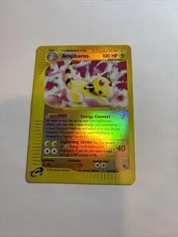 Pokemon TCG Ampharos 34/165 Rare Reverse Holo Expedition Base Set - Image 2