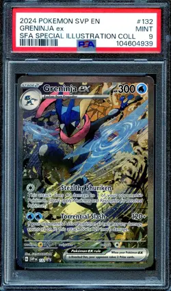 PSA 9 - Greninja ex SVP 132 SFA Special Illustration Rare - Pokemon - Image 1