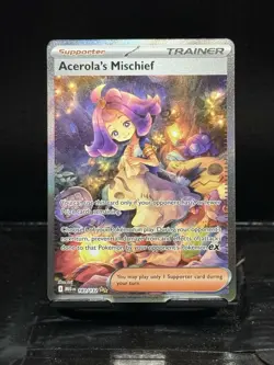 Acerola's Mischief 183/132 SAR Mega Evolution Pokemon Card English - Image 1