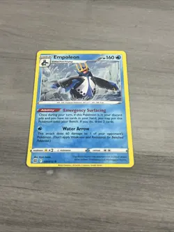 EMPOLEON 037/172 Brilliant Stars Promo Cosmos Holo Rare Pokemon Card Near Mint - Image 1