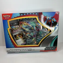 Pokemon TCG Roaring Moon Ex Box Sealed 4 Booster Packs Promo Cards Paradox Rift - Image 1