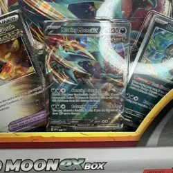 Pokemon TCG Roaring Moon Ex Box Sealed 4 Booster Packs Promo Cards Paradox Rift - Image 3