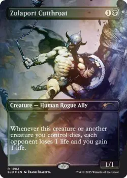 Zulaport Cutthroat (1982) (Rainbow Foil) -Foil Near Mint MTG Secret Lair - Image 1