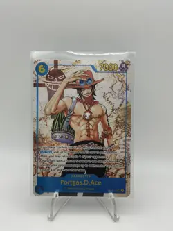 OP13-119 SEC Portgas.D.Ace Alt Art English One Piece Card Carrying On His Will - Image 1