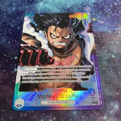 One Piece Card Game OP11 040 Leader Monkey D.Luffy Alt Art English - Image 1