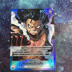 One Piece Card Game OP11 040 Leader Monkey D.Luffy Alt Art English - Image 2