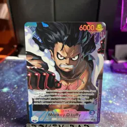 One Piece Card Game OP11 040 Leader Monkey D.Luffy Alt Art English - Image 3