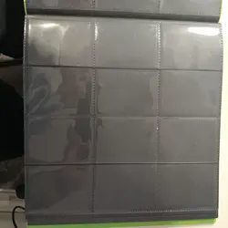 Vault X 12-Pocket Trading Card Strap Binder, 480 cards, Side-Loading - green - Image 2