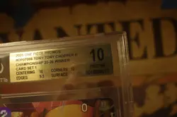 ONE PIECE Card Game Tony Tony. Chopper OP07-066 WINNER CHAMPIONSHIP 2025 BGS 10 - Image 3