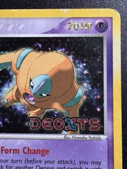 Deoxys 18/107 Defense Forme EX Deoxys Pokemon Card Reverse Holo Foil Rare HP - Image 4