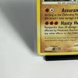 Pokemon TCG Mysterious Treasures Rampardos 33/123 Holo Rare LP Card - Image 5