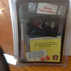 X-Files CCG Sleep Deprivation GenCon Promo Card - Image 2