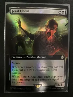 Feral Ghoul - Foil R MTG Universes Beyond: Fallout PIP 0381 - Image 1
