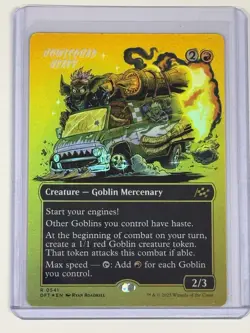 FOIL HOWLSQUAD HEAVY (BORDERLESS) (FIRST-PLACE FOIL) Aetherdrift DFT Magic MTG - Image 1