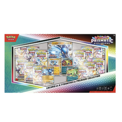 Pokemon Prismatic Evolutions Lucario ex & Tyranitar ex Collection Lot of 2 - Image 2