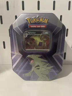 NEW Pokemon TCG Tyranitar Triple Whammy Tin Factory Sealed - Image 1