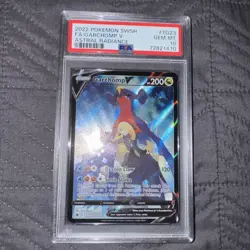 PSA 10 2022 POKEMON SWORD & SHIELD ASTRAL RADIANCE #TG23 FULL ART GARCHOMP V - Image 1