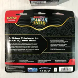 NEW Sealed Pokemon Paldean Fates LOT Booster Bundle & Tech Sticker Collection - Image 5