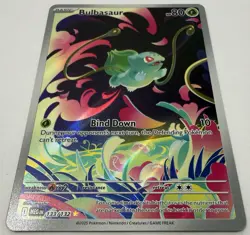 Bulbasaur 133/132 Mega Evolution Illustration Rare Holo Pokemon TCG NM - Image 4