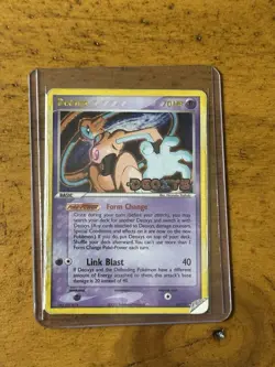 2005 Pokemon Deoxys 16/107 EX Deoxys Reverse Holo Rare Stamped Normal Forme - Image 1