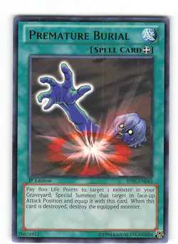 Yugioh VOREILIGES BEGRABNIS , bp01-en040 Rare englisch Near Mint 1. Auflage - Image 1