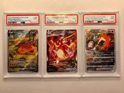 PSA 9 Charizard V VMAX VSTAR SWSH 260 261 262 UPC Promo Alt Art Pokemon Card SET - Image 1