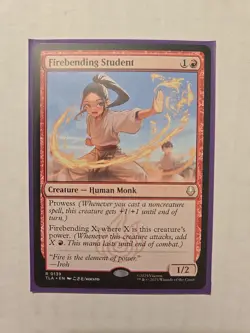 Firebending Student - Avatar - NM - Rare - Creature - MTG - Image 1