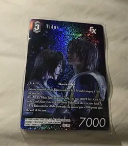 FFTCG Tidus EX 16-139S Full Art Foil FF10 FFX Yuna Mtg Final Fantasy Tcg Light - Image 1